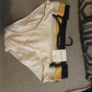 Calvin Klein Underwear Trio - Cream, Black, Yellow